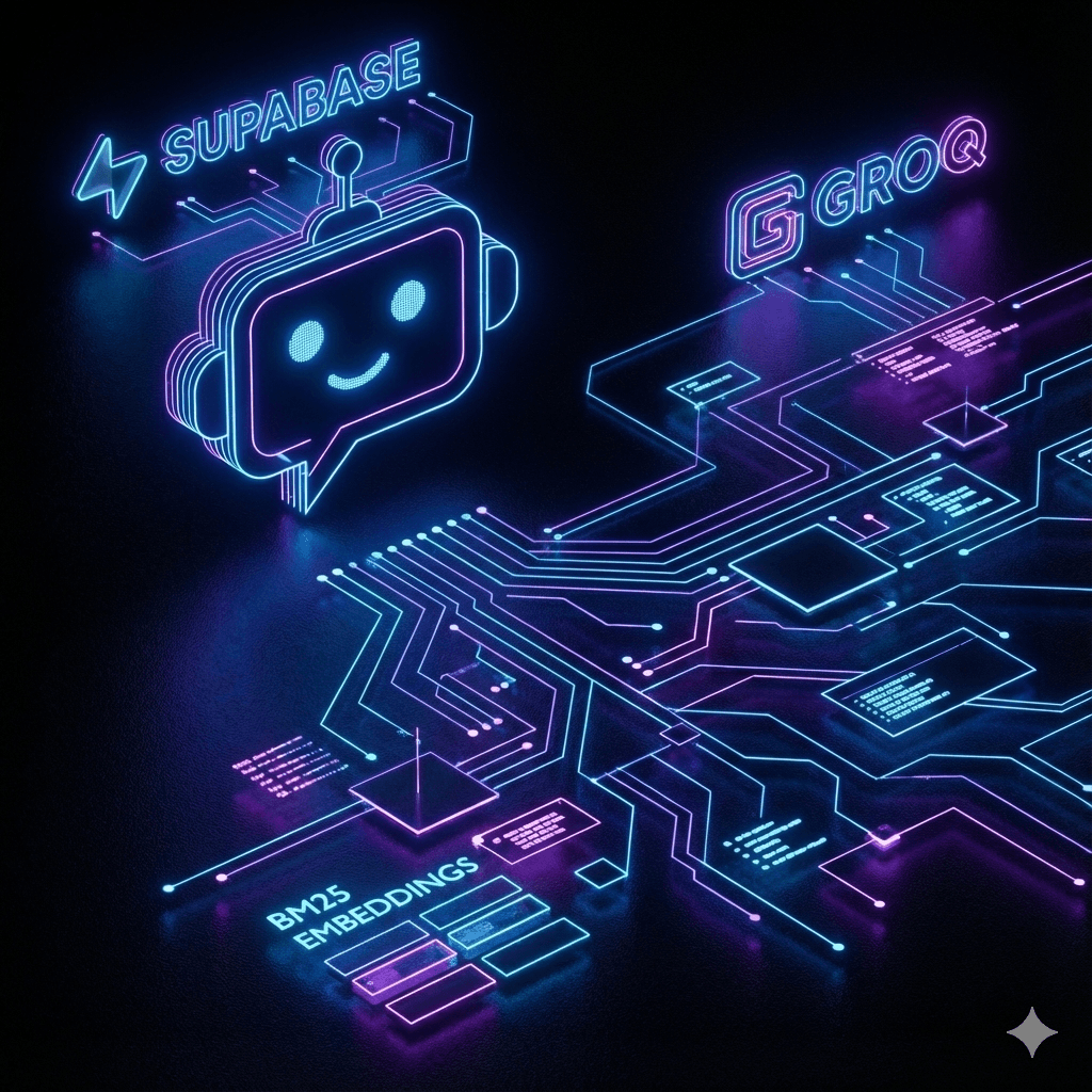 How I Used PostgreSQL, Groq & Vercel's AI SDK To Create A Chatbot For My Portfolio Website